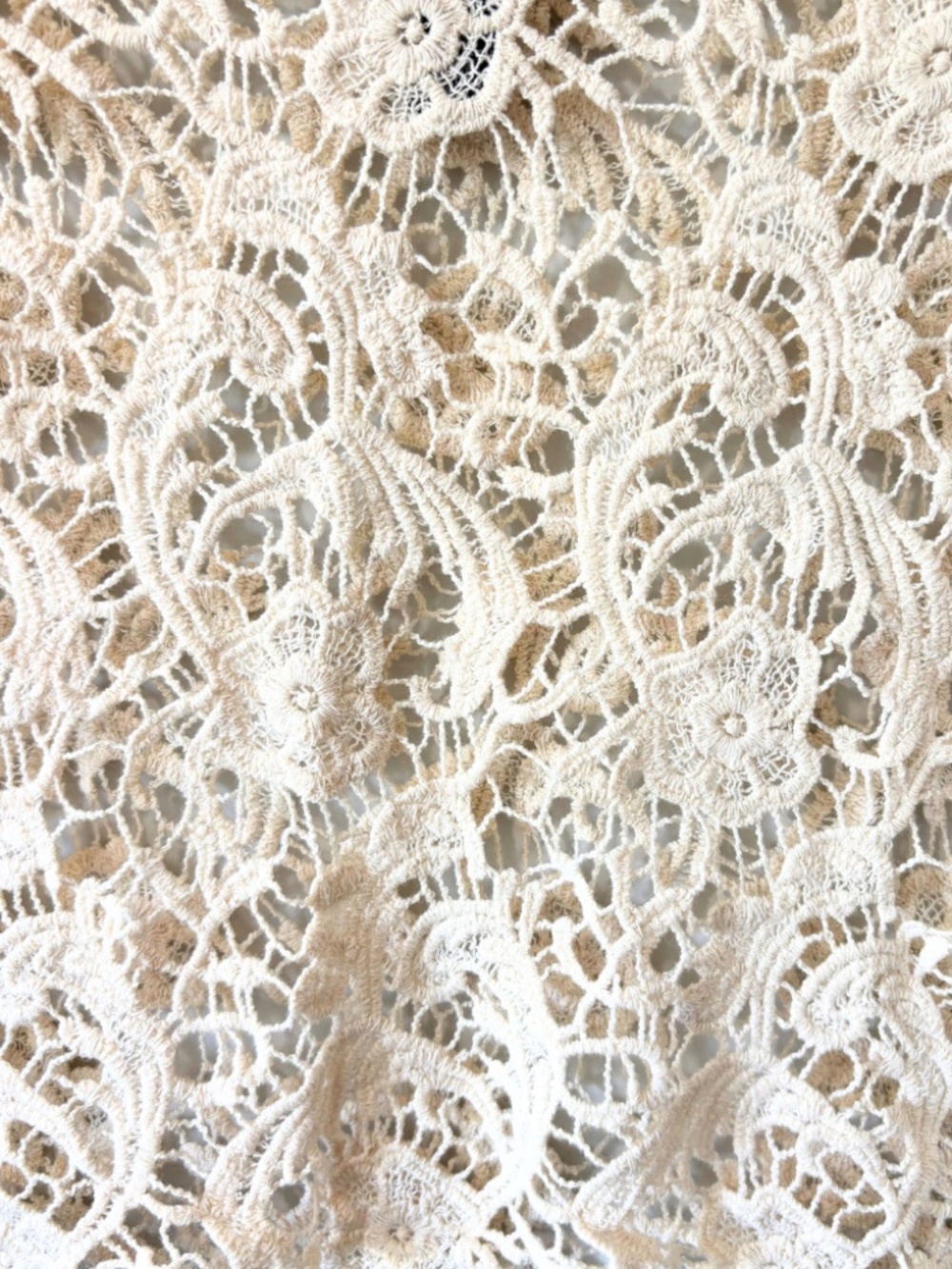 Streetwear Society Cream Lace Crop Top Size S - Picture 5 of 7